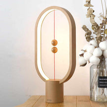 MagniGlow - Modern Magnetic Table Lamp with Cordless LED and Unique Suspension Design