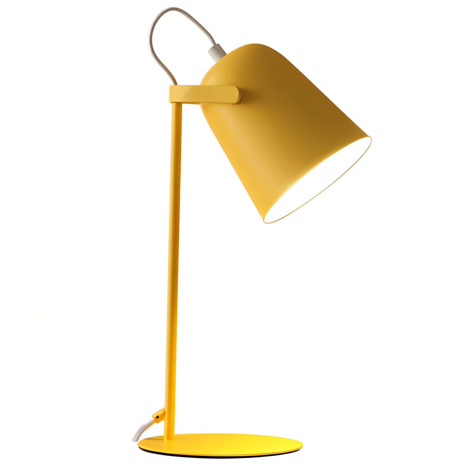 LumoBright – Sleek Conical Table Lamp with Adjustable Arm