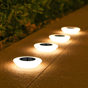 SolarGlow – Sleek Oval Solar Pathway Lights for Elegant Outdoor Illumination