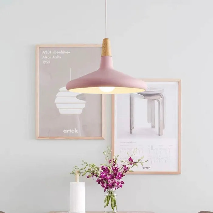 GlowCone - Modern Pendant Lamp with Macaron Inspired Design and Vibrant Colors