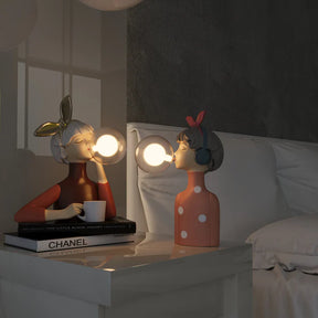 ArtisanGlow - Handcrafted Table Lamp Combining Elegance and Warm Ambiance