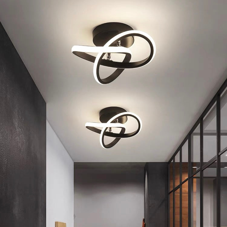 LumaGlow – Minimalist Metal LED Ceiling Light for Sophisticated Style