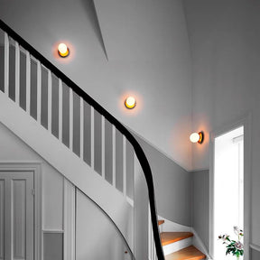 LumiGlow - Classic Round Glass Ceiling Lights for luxurious Hallway Décor