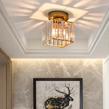 CrystalLume – Contemporary crystal ceiling light for any modern spaces