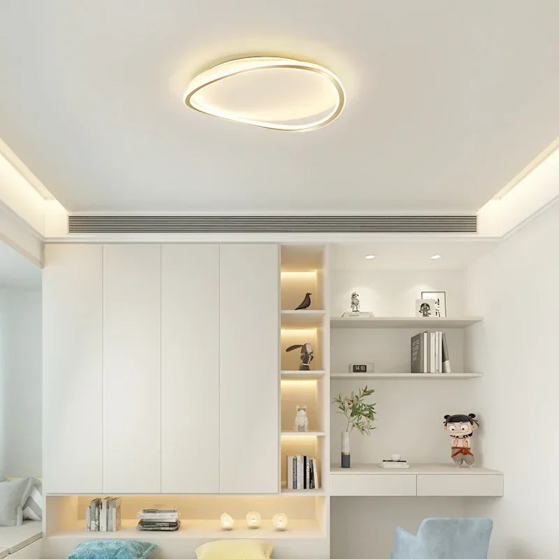 HaloGlow – Modern Ceiling Light with Circular Design and LED Halo Illumination