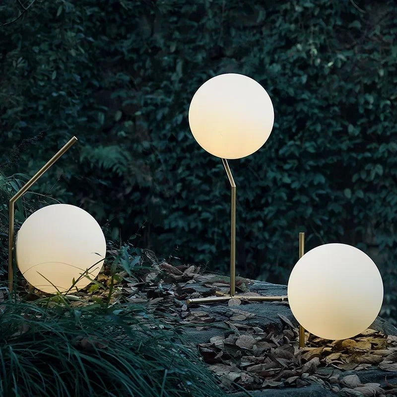 HaloSphere – Soft Glow Table Lamp with a Circular Globe, Ideal for Nightstands and Cozy Ambience