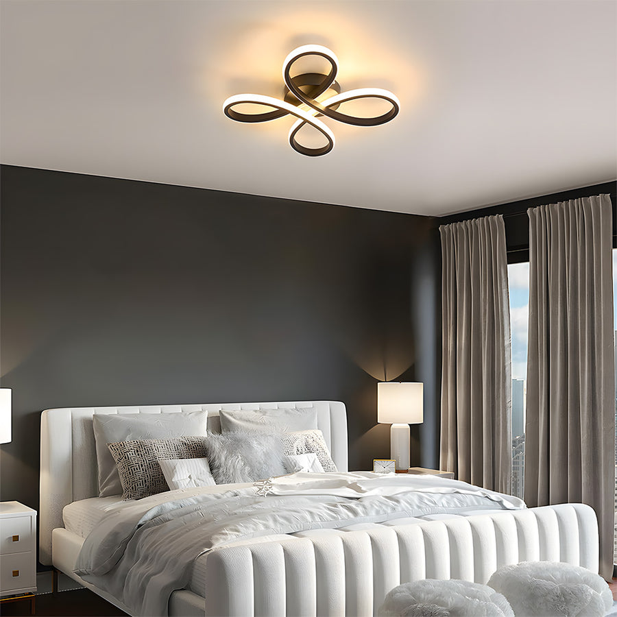 LumiGlow - Reliable LED Ceiling Light with Modern Geometric Design