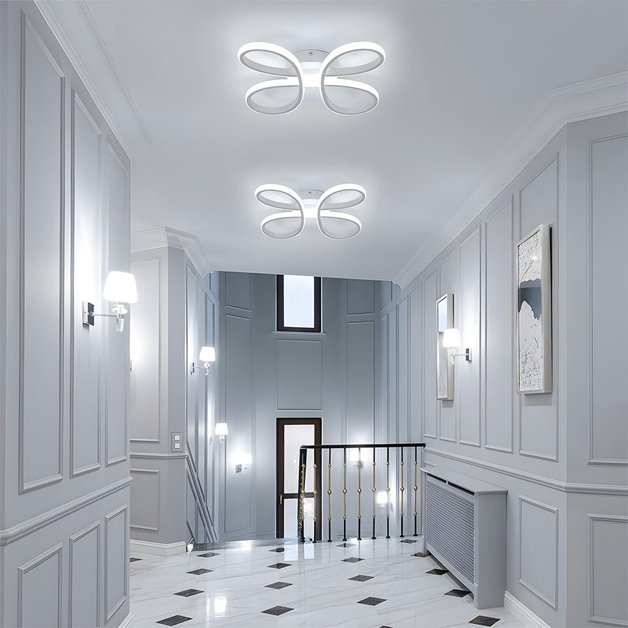 LumiGlow - Reliable LED Ceiling Light with Modern Geometric Design