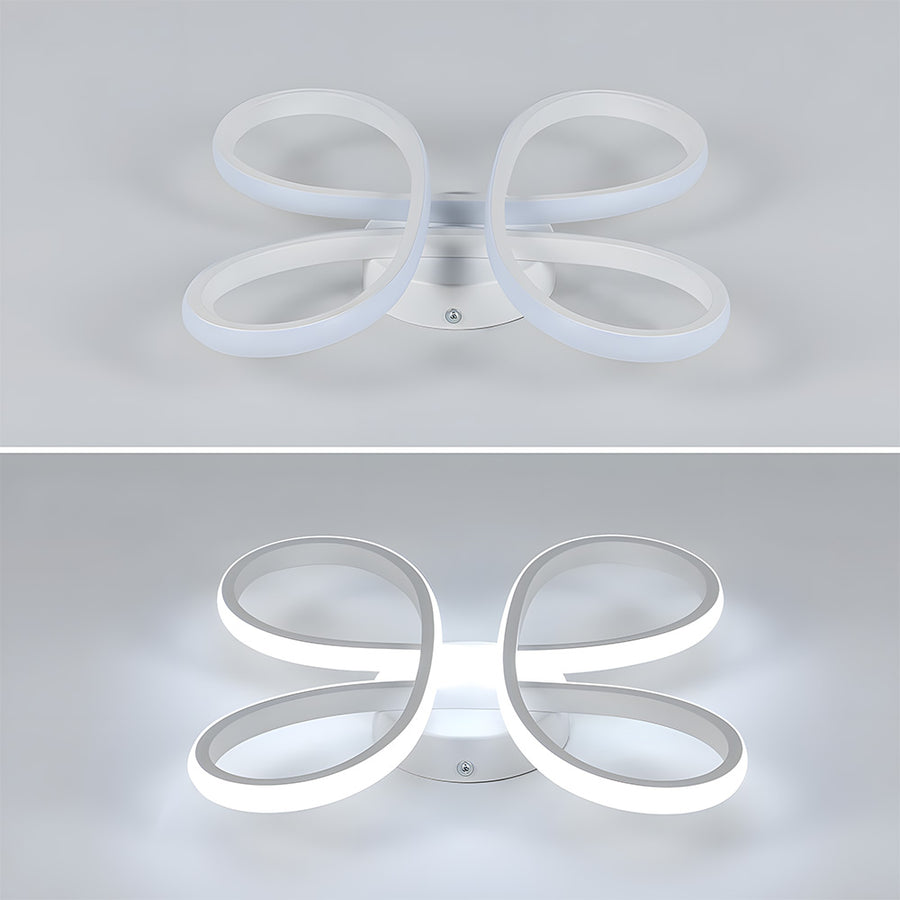 LumiGlow - Reliable LED Ceiling Light with Modern Geometric Design