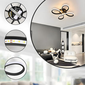 LumiGlow - Reliable LED Ceiling Light with Modern Geometric Design