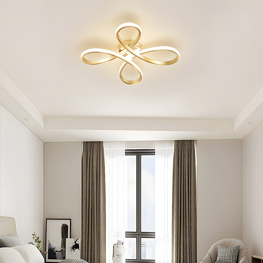 LumiGlow - Reliable LED Ceiling Light with Modern Geometric Design