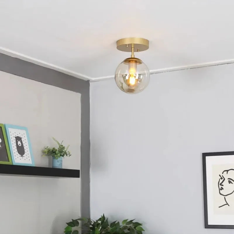 NodicGlow – Vintage-Inspired Ceiling Light with Warm Illumination