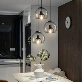 Auristra - Elegant pendant lamp with modern design and warm ambient glow