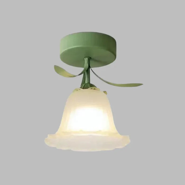 TiffaGlow - Stylish ceiling light with floral design and vintage charm