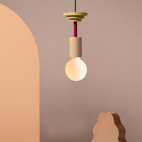 LumeBlox - Modern Pendant Light with Colorful Block Design for Stylish Interiors