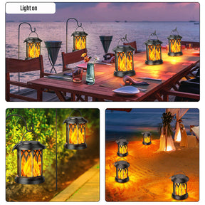 FlameGlow - Solar-Powered Lanterns with Realistic Flame Effect