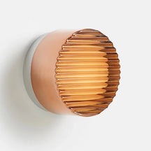 LumiGlow – Modern Round LED Wall Light with Frosted Glass Diffuser