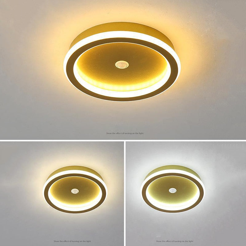 GeoGlow – Modern Ceiling Light with Geometric Design and Adjustable LED Illumination