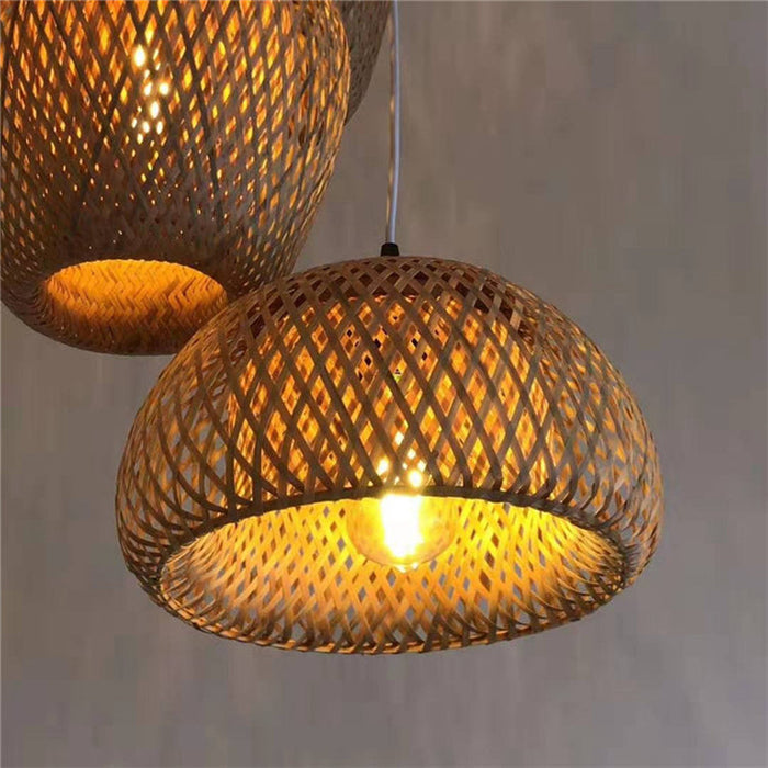 LumoWeave - Handcrafted Woven Pendant Light with unique Design