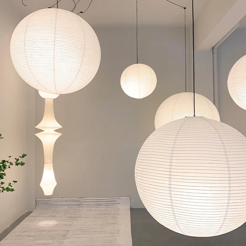 LumoLantern – Modern Pendant Light Fixture with Soft Diffused Lantern Design