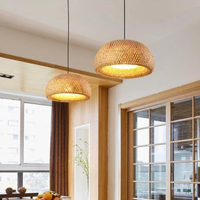 LumoWeave - Handcrafted Woven Pendant Light with unique Design