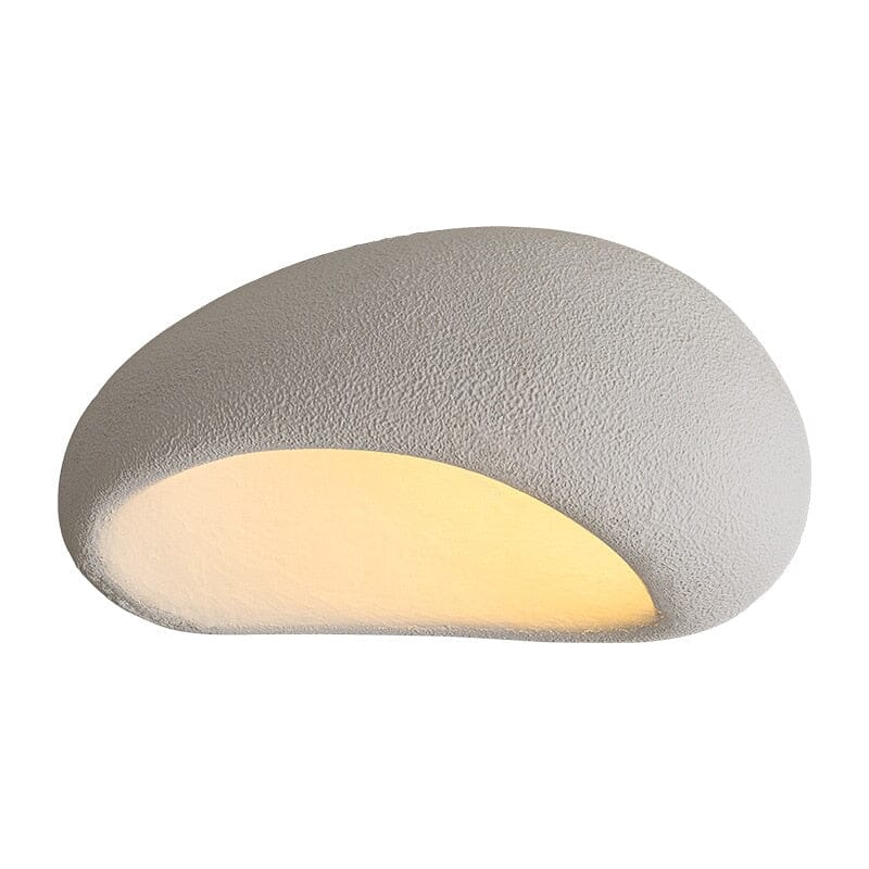 StoneGlow – Organic Ceiling Light with Sculptural Design and Soft Diffused Illumination