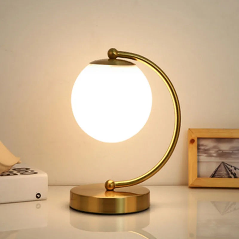 GlowNest – Warm LED Table Lamp for Living Rooms and Bedrooms