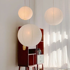 LumoLantern – Modern Pendant Light Fixture with Soft Diffused Lantern Design