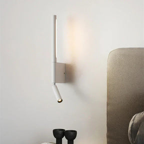 LumiGlide - Sleek LED wall lamp with adjustable rotation and modern design