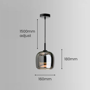 HaloGlint – Modern Pendant Light for Nordic Interiors with Adjustable hanging length