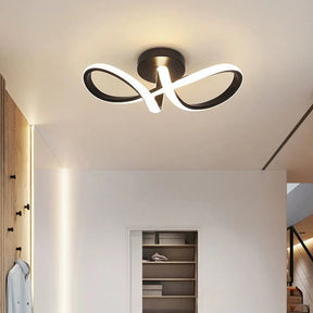 NodicArc – Creative Bow LED Ceiling Light for a Stylish Hallway