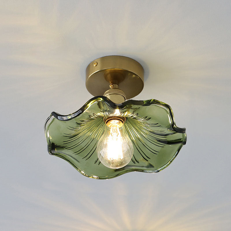 FloraGlow – Elegant floral ceiling fight fixture for soft and cozy ambiance