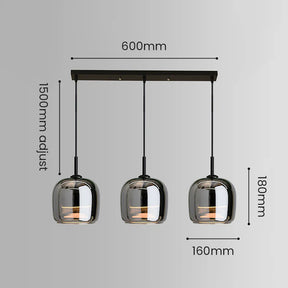 HaloGlint – Modern Pendant Light for Nordic Interiors with Adjustable hanging length