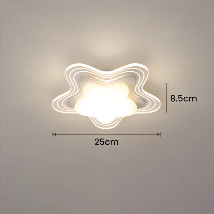 LumoDeco - Art Deco Acrylic LED Ceiling Light for Stylish Bedrooms