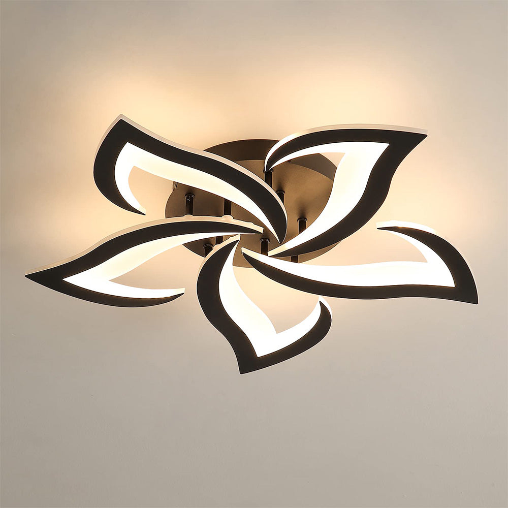 Florentia - Modern LED Ceiling Light with Floral Design