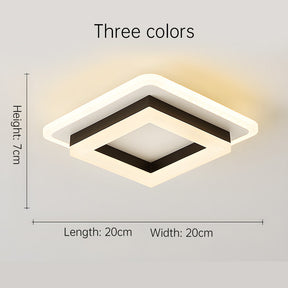 SquareHall - Sleek LED Ceiling Light for Modern Hallways and Bedrooms