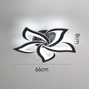 Florentia - Modern LED Ceiling Light with Floral Design