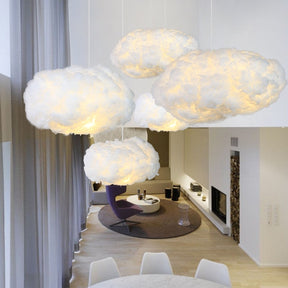 CloudGlow - Dreamy Cloud Inspired Hanging Light with Gentle  Diffused Lighting