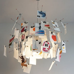 LumeArt - Modern Hanging Light with Customizable Design for Any Space