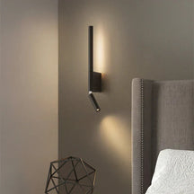 LumiGlide - Sleek LED wall lamp with adjustable rotation and modern design