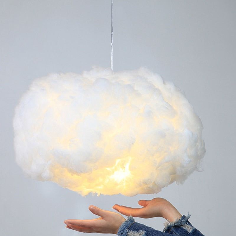 CloudGlow - Dreamy Cloud Inspired Hanging Light with Gentle  Diffused Lighting