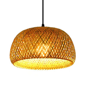 LumoWeave - Handcrafted Woven Pendant Light with unique Design