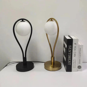 AuraGlow - Elegant table lamp with soft lighting and sophisticated design