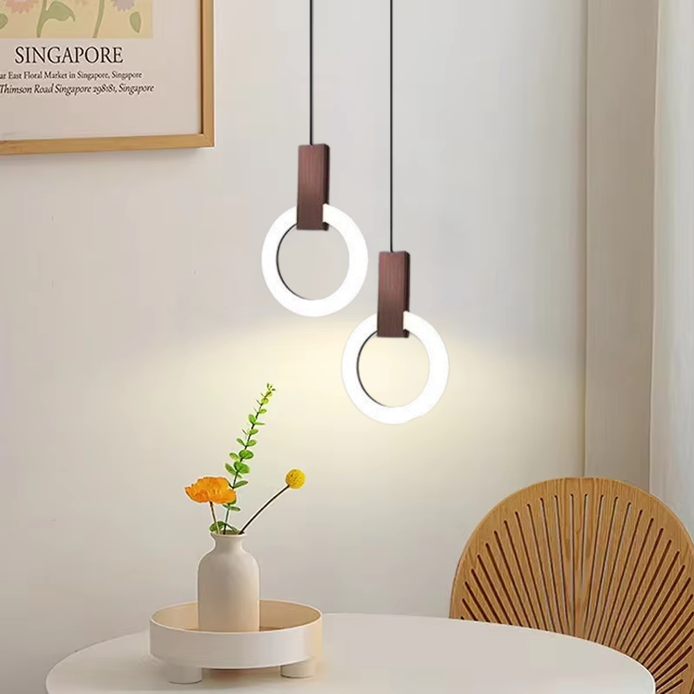 NordicGlow – Elegant and Modern Ring LED Pendant Light for Any Room