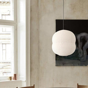 LumiOrb – Modern Pendant Light with Textured Round Shape and Soft Diffused Illumination