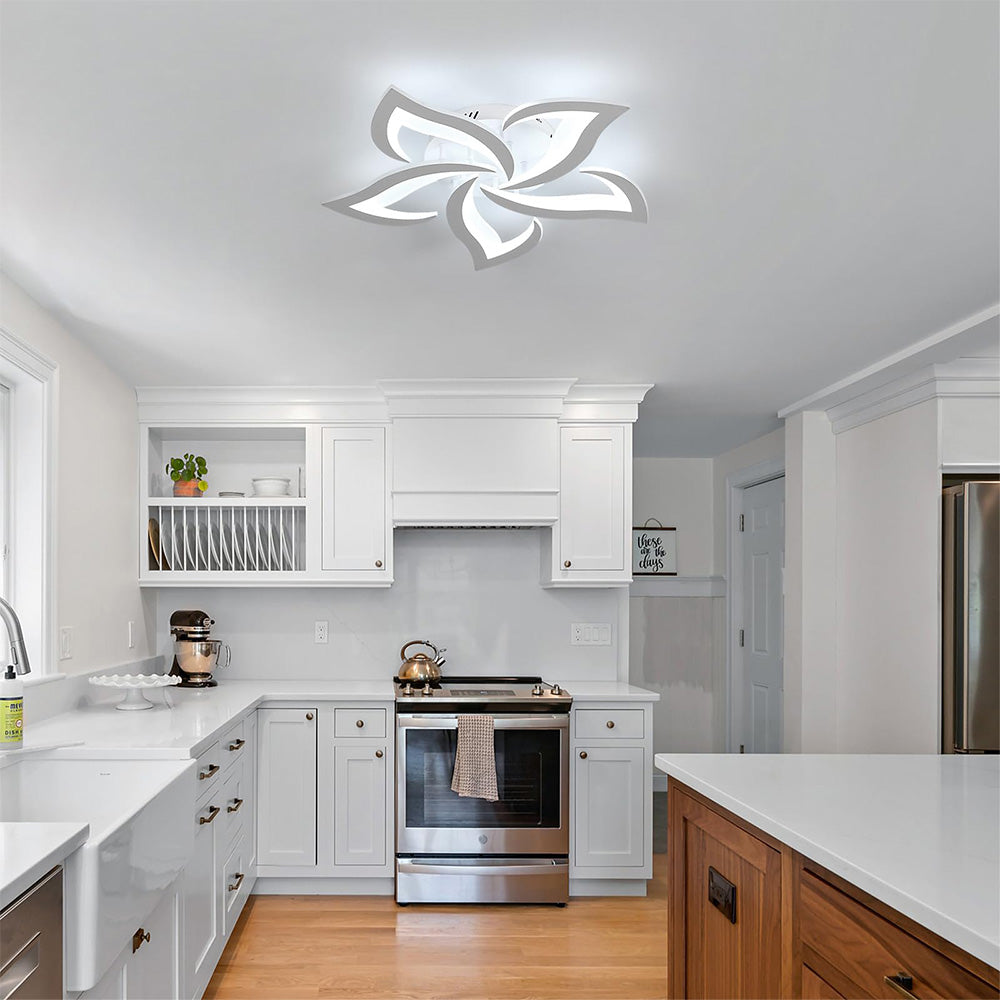 Florentia - Modern LED Ceiling Light with Floral Design