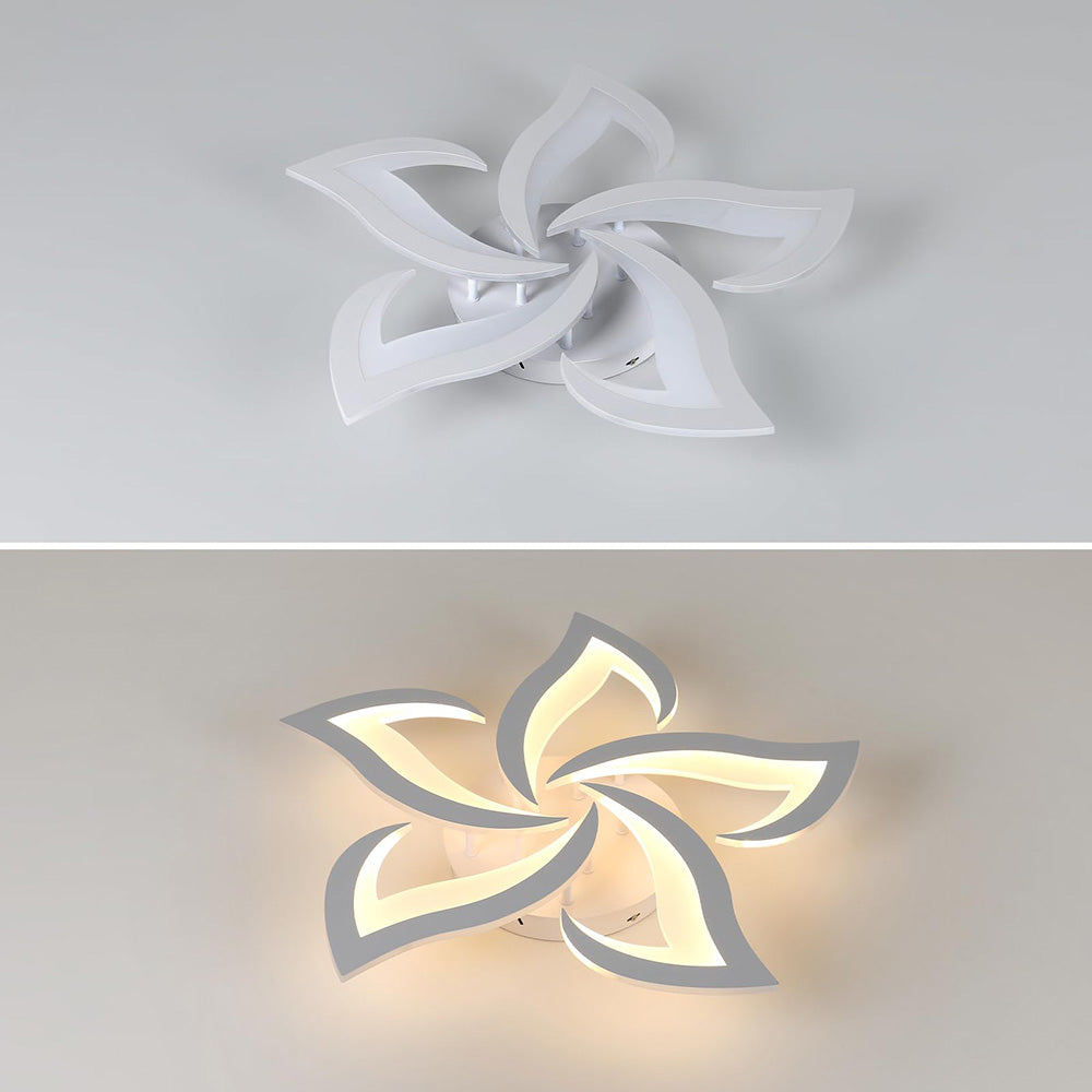 Florentia - Modern LED Ceiling Light with Floral Design