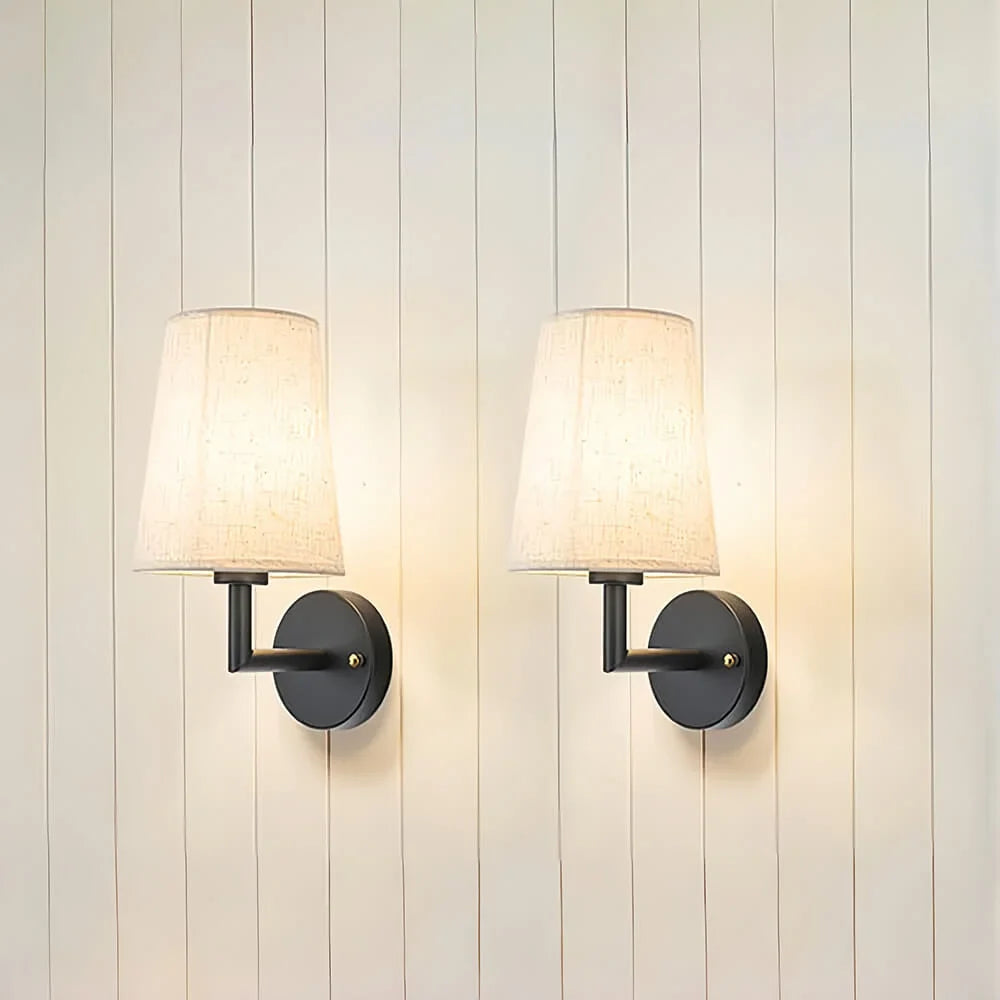 LumiWeave - Timeless Dimmable Fabric Wall Light for Any Room