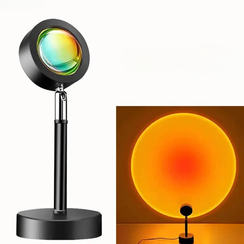 SunGlow - LED projection lamp with a vibrant, soft sunset effect