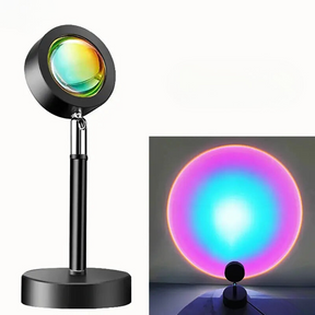 SunGlow - LED projection lamp with a vibrant, soft sunset effect